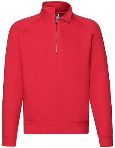 F-62-032-0-Premium Zip Neck Raglan Sweat